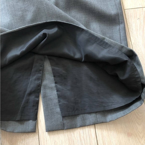 J. Crew Super 120’s Pencil Slit Mini Skirt in Grey - Picture 7 of 11